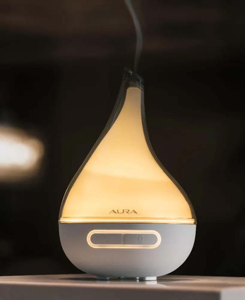 Support pour écran Aura Lamp Diffuser - Noir jais & White