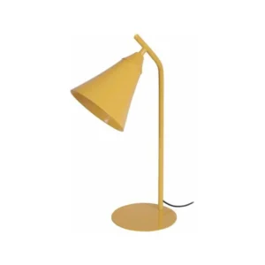 Support pour écran Lampe de bureau conique métal jaune 46 cm.