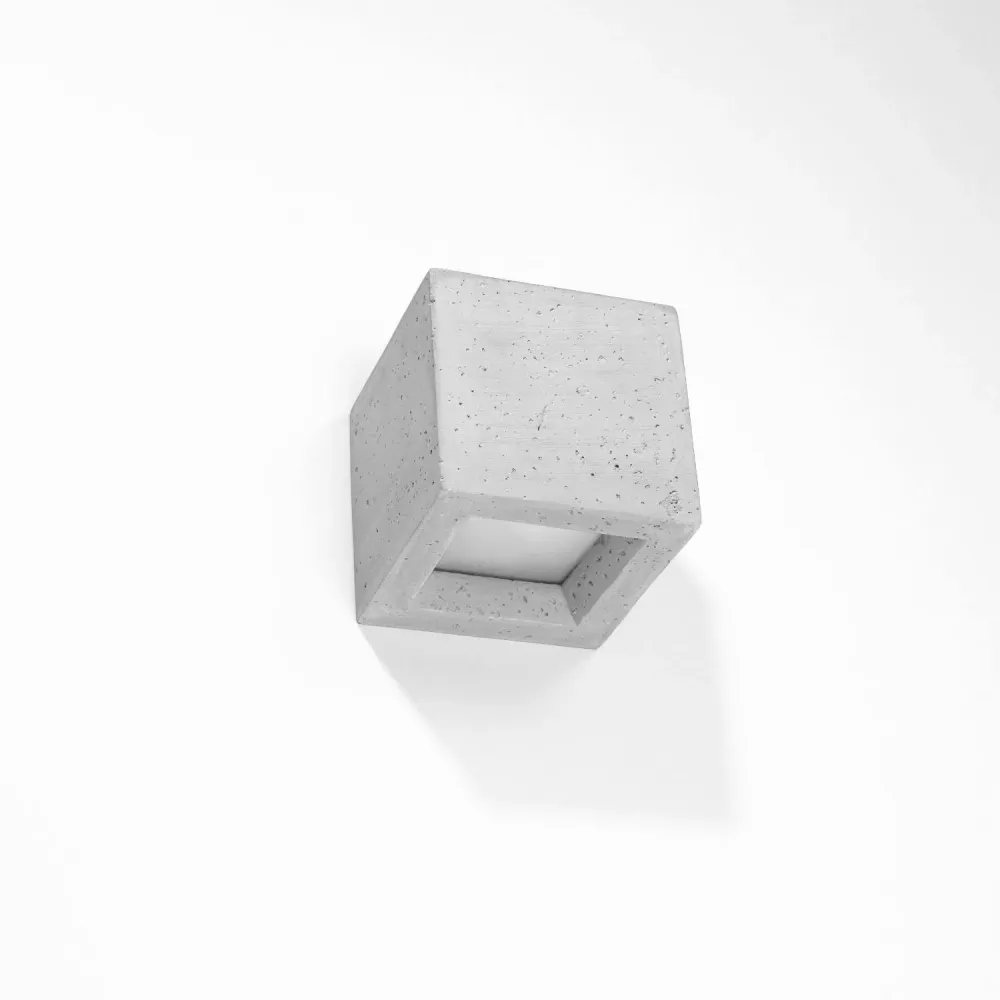 Support pour écran Luminaire mural en béton Leo de la marque SOLLUX