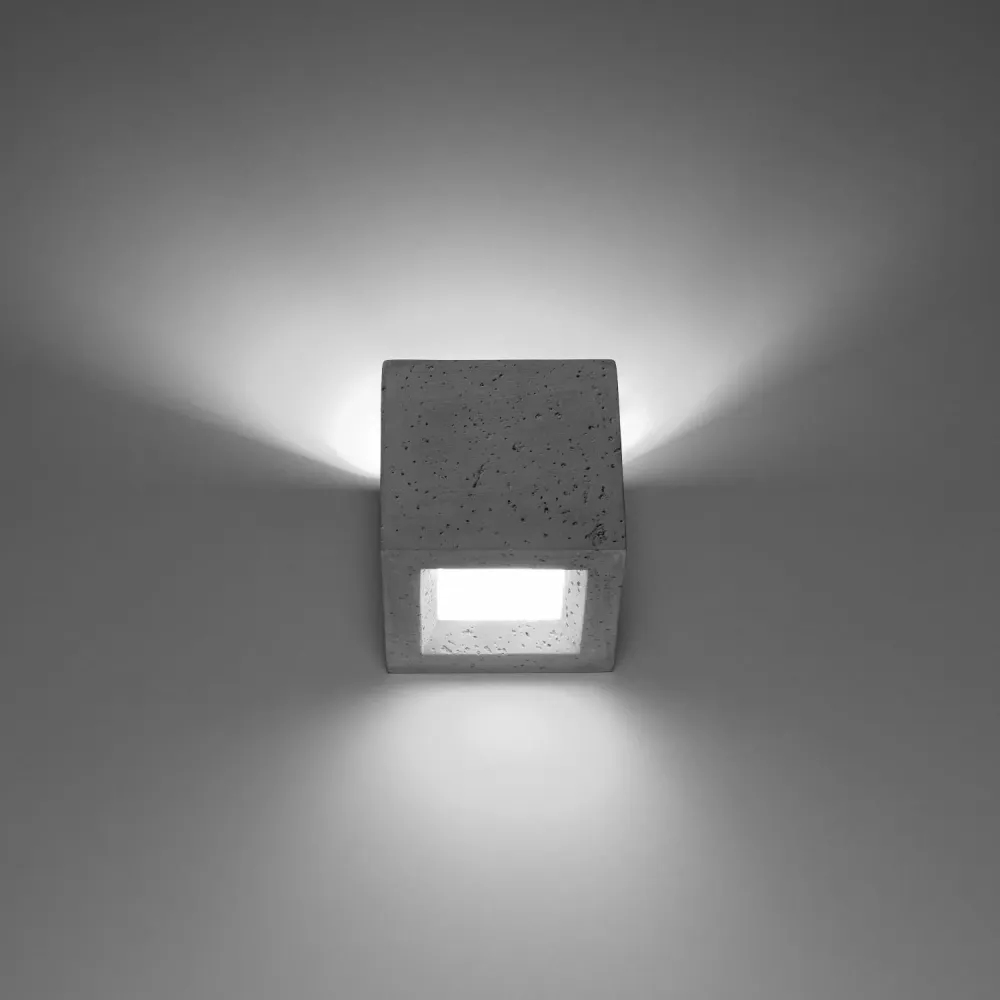 Support pour écran Luminaire mural en béton Leo de la marque SOLLUX