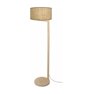 Système Modulable COCHIN - Lampadaire droit bois naturel et multicolore