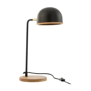 Table d'appoint pour Lampe de Bureau Design en Métal "Evy" 48cm Noir