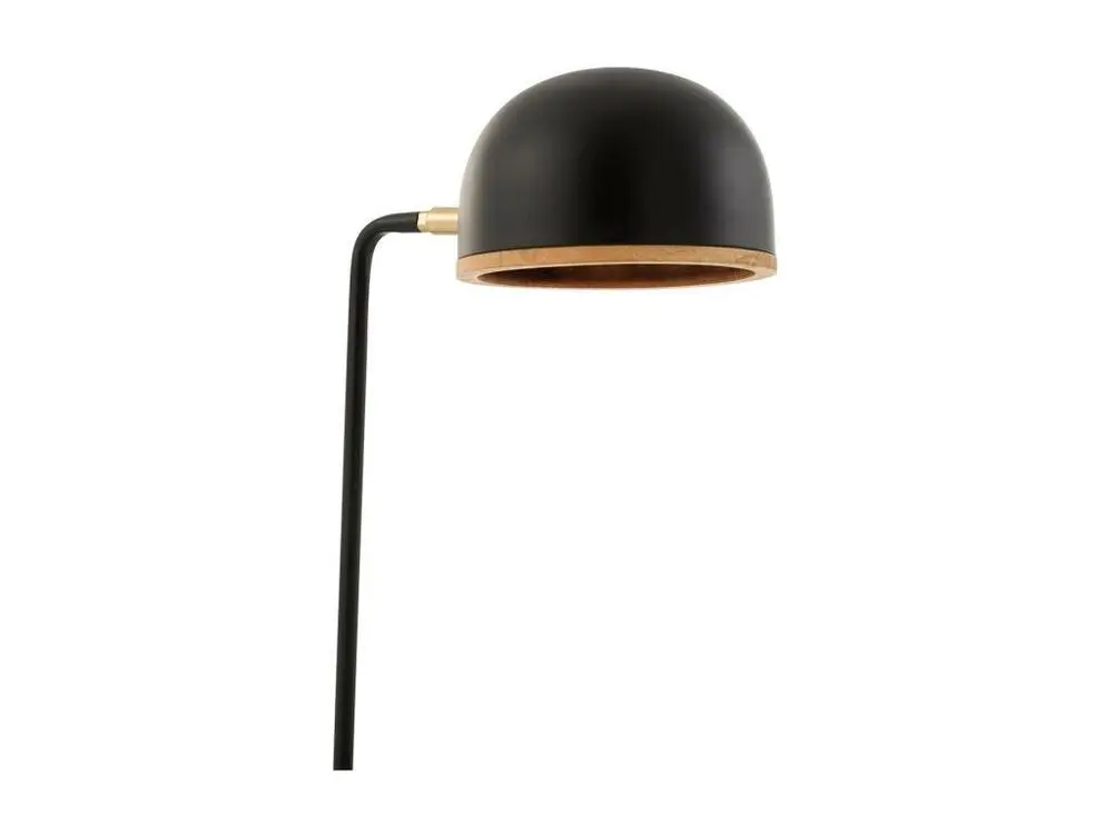 Table d'appoint pour Lampe de Bureau Design en Métal "Evy" 48cm Noir