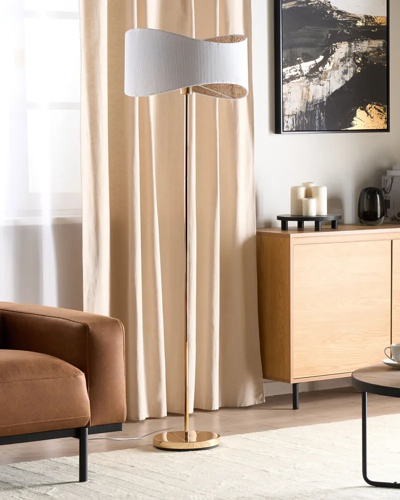 Table d'appoint pour Metal Floor Lamp Doré CALVILLO