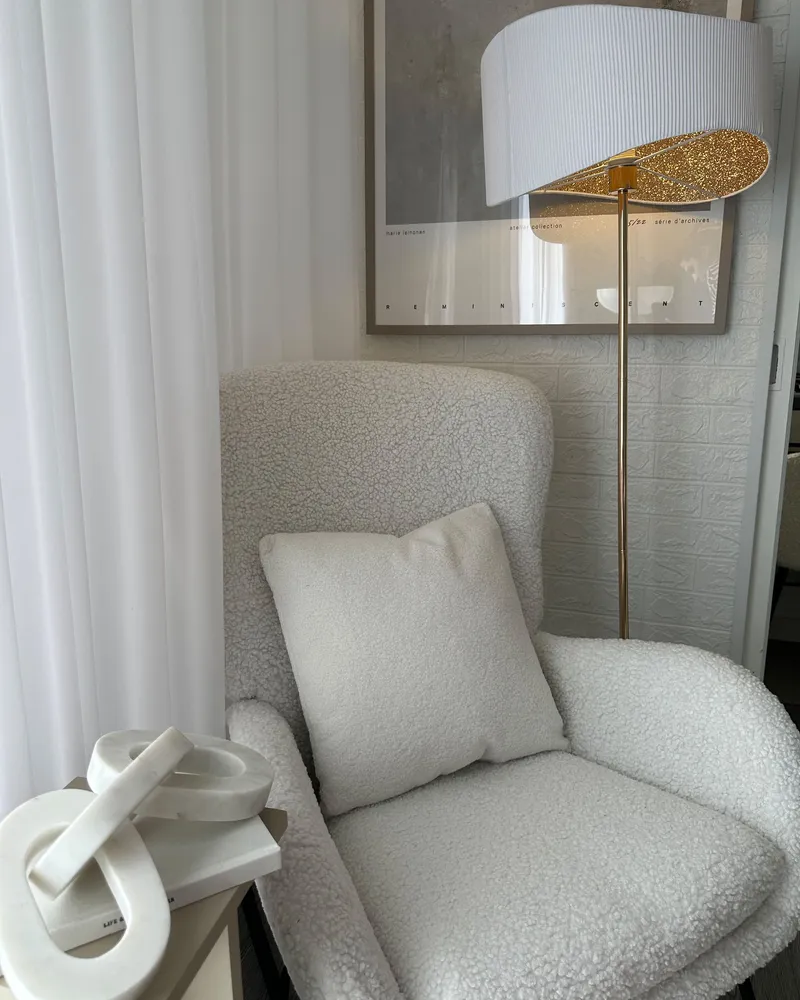 Table d'appoint pour Metal Floor Lamp Doré CALVILLO