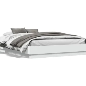 Étagère murale pour Cadre de lit avec lumières LED blanc 120x190