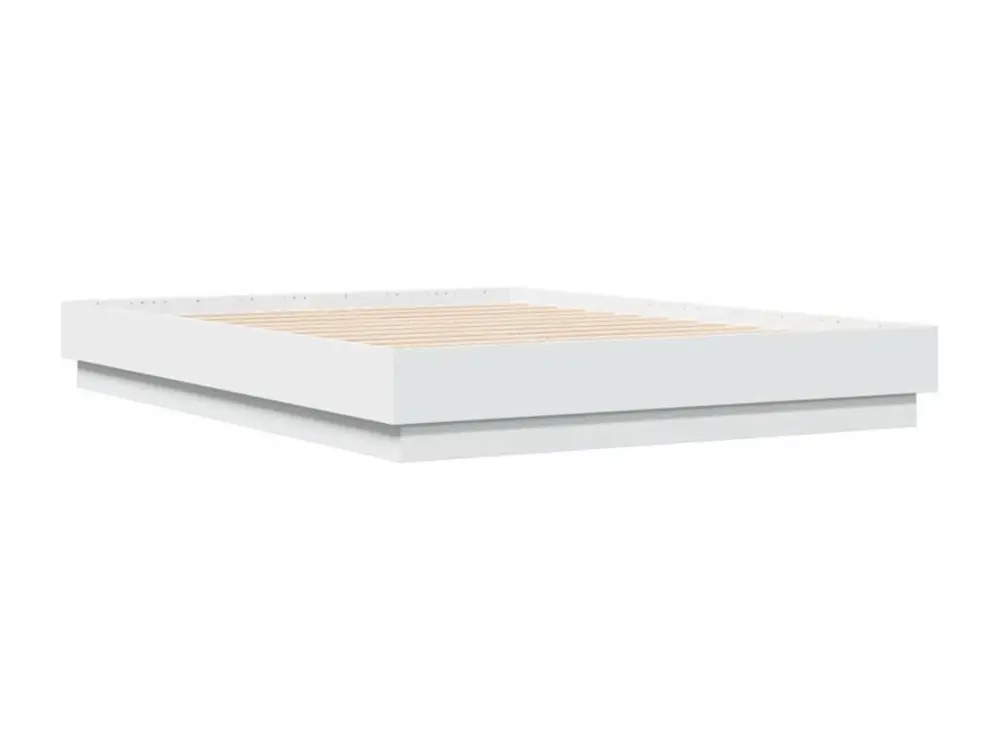 Étagère murale pour Cadre de lit avec lumières LED blanc 120x190