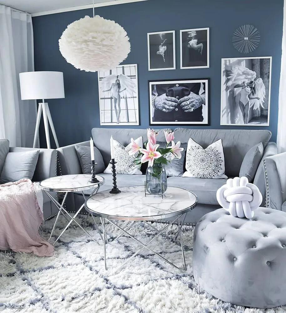 Étagère murale pour Lampadaire blanc STILETTO