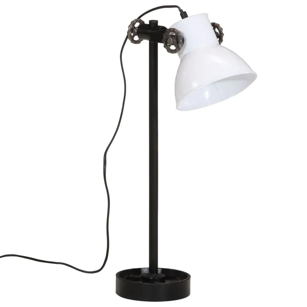 Étagère murale pour Lampe de bureau 25 W blanc 15x15x55 cm E27