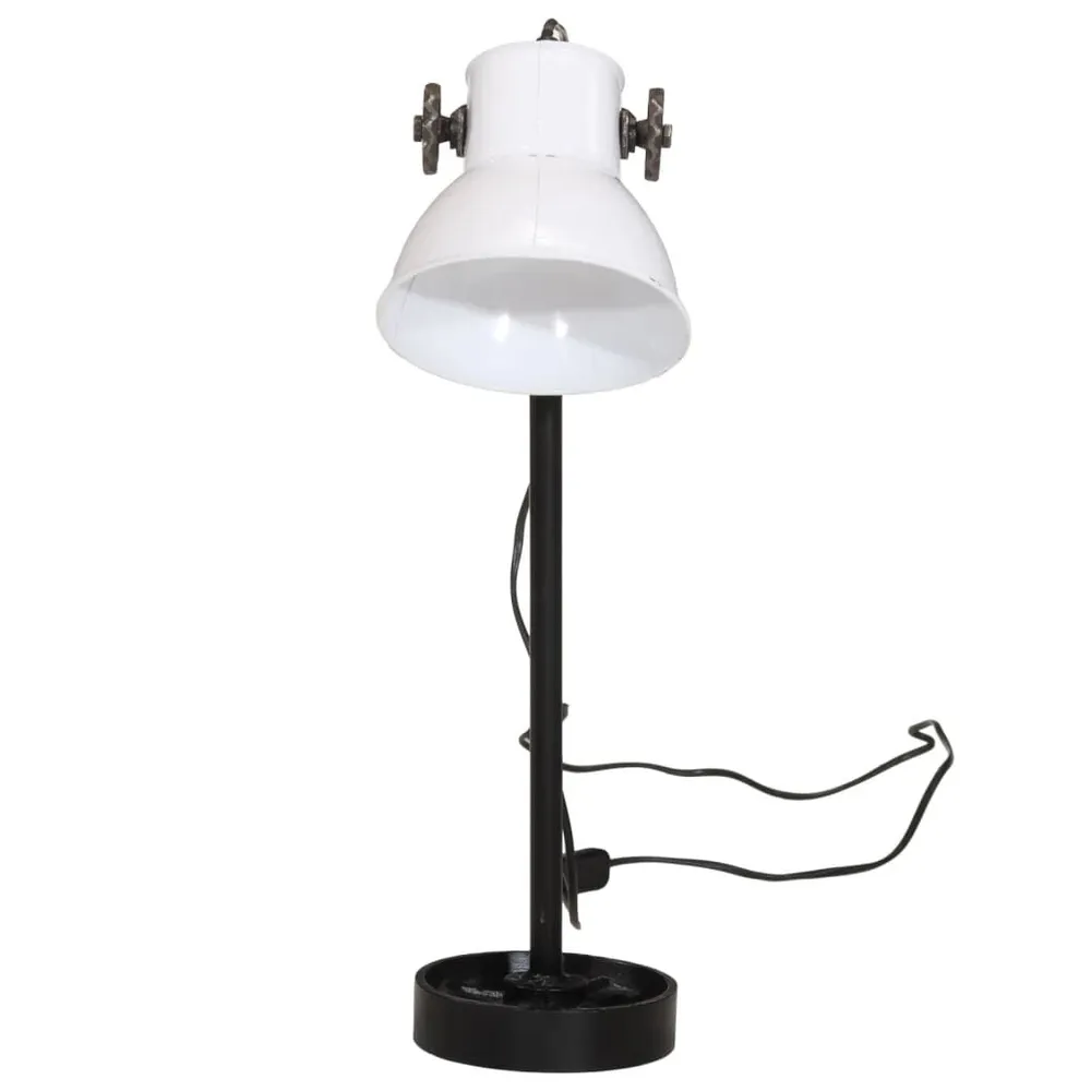 Étagère murale pour Lampe de bureau 25 W blanc 15x15x55 cm E27