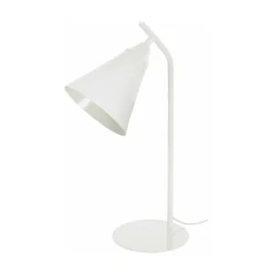 Étagère murale pour Lampe de bureau conique métal ivoire 46 cm.