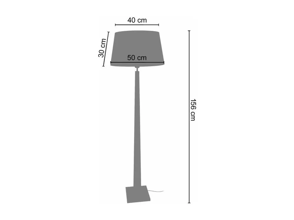 Étagère murale pour THOR - Lampadaire droit bois wangué et blanc