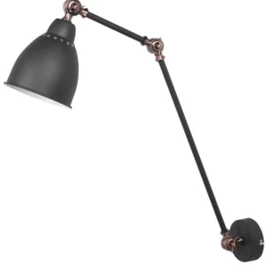 Wandlamp grafietgrijs MISSISSIPPI L