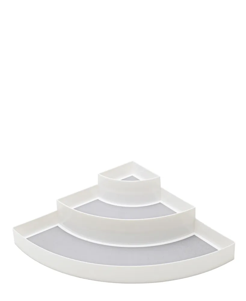 Aqua 3 Tier Shelf Organizer 30cm - Blanc pur