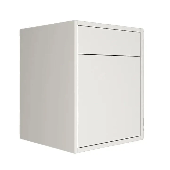 Bloc-notes mural Meuble-lavabo suspendu blanc brillant de 20 po avec 1 tiroir et comptoir