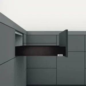 Côtés de tiroir Légrabox intègre noir terra mat Hauteur M Design minimaliste