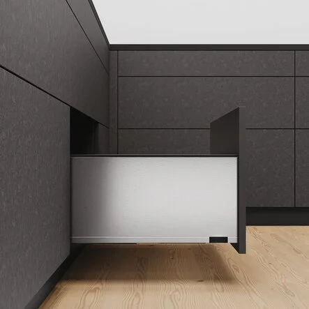 Kit tiroir myLÉGRABOX special edition - Inox - TIP-ON Hauteur F (241 mm) | Livraison Rapide