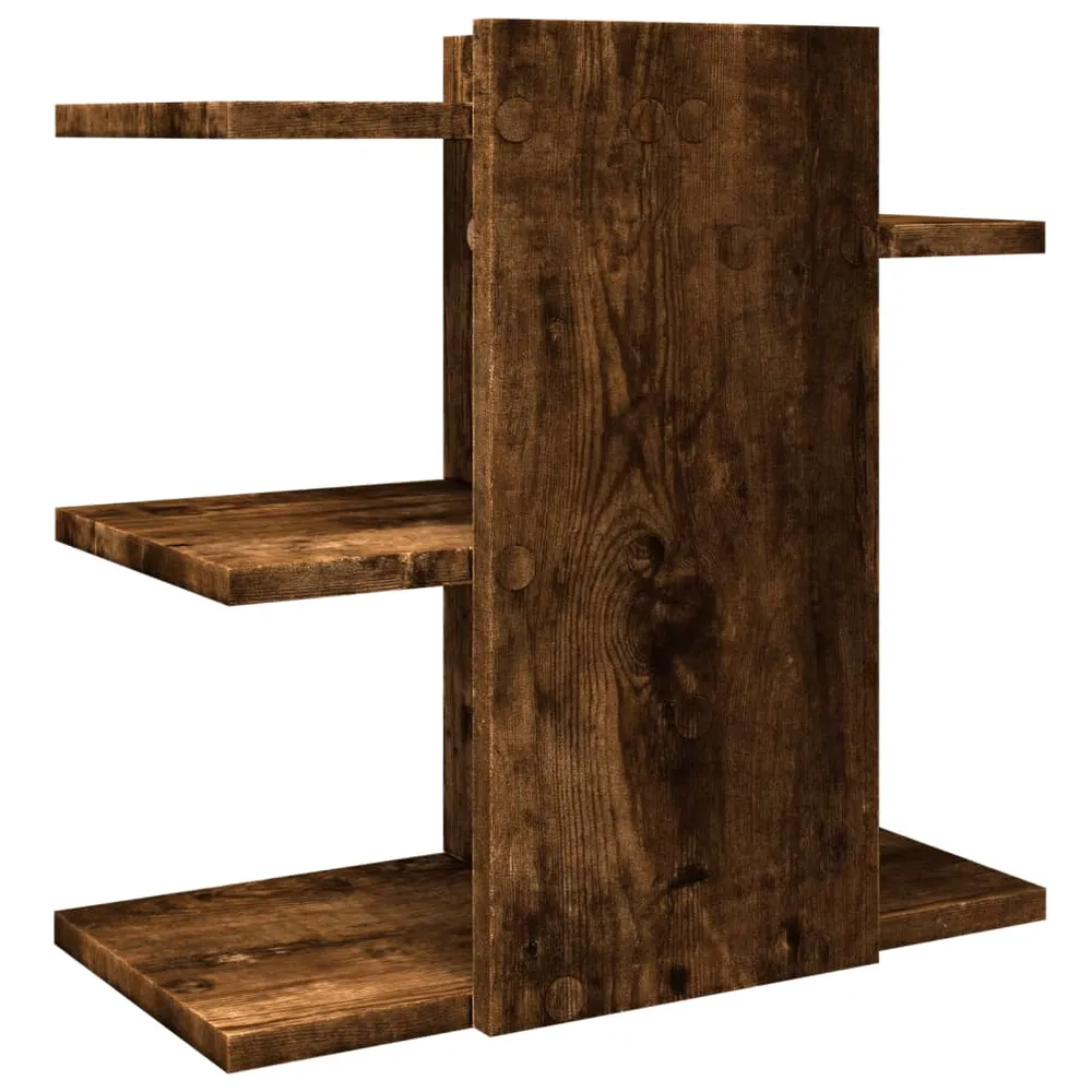Élégant Design Ergonomique Organisateur armoire de bureau 42 x 21,5 x 42 cm bois ingénierie marron 02_0043564