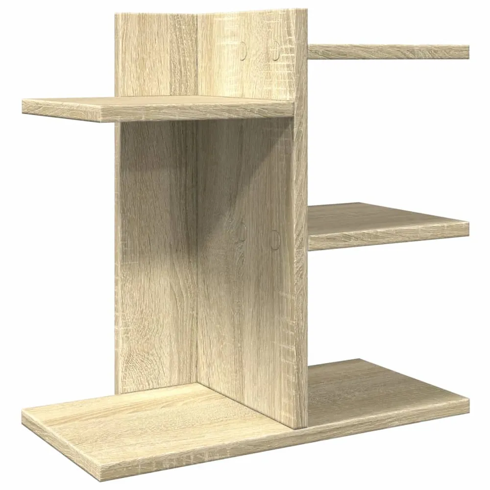 Organisateur armoire de bureau 42 x 21,5 x 42 cm bois d'ingénierie marron 02_0043590 avec Ventouses