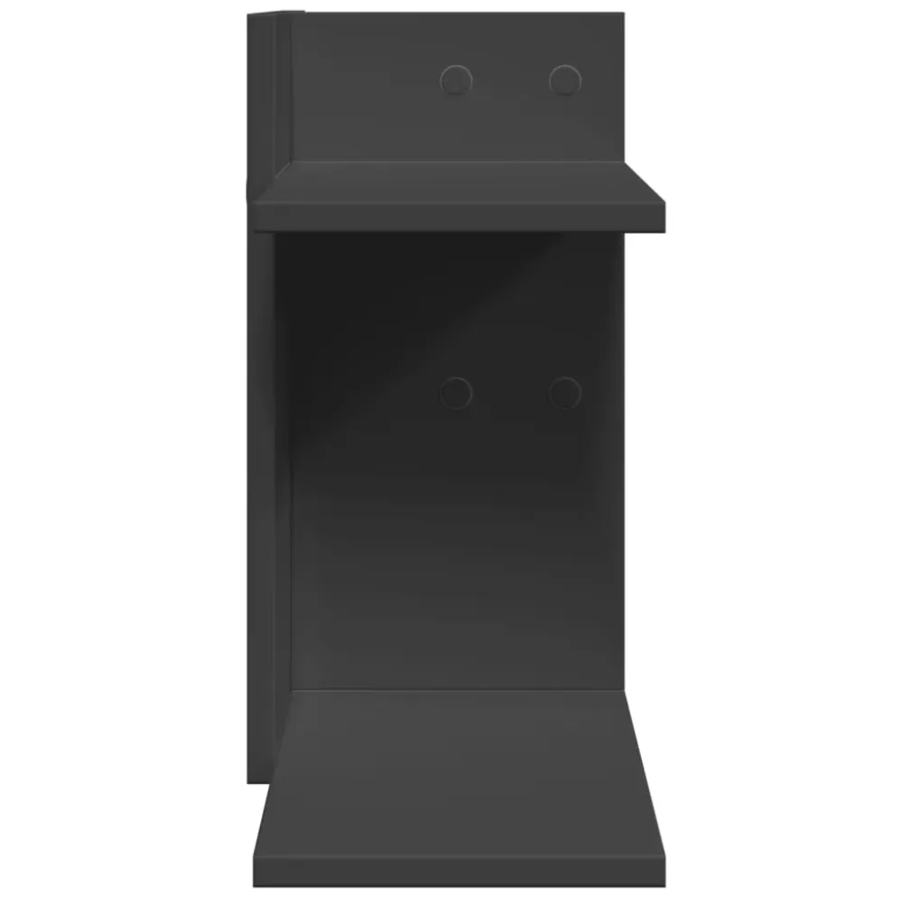 Organisateur armoire de bureau 42 x 21,5 x 42 cm bois d'ingénierie Noir jais 02_0043563 pour Espace réduit