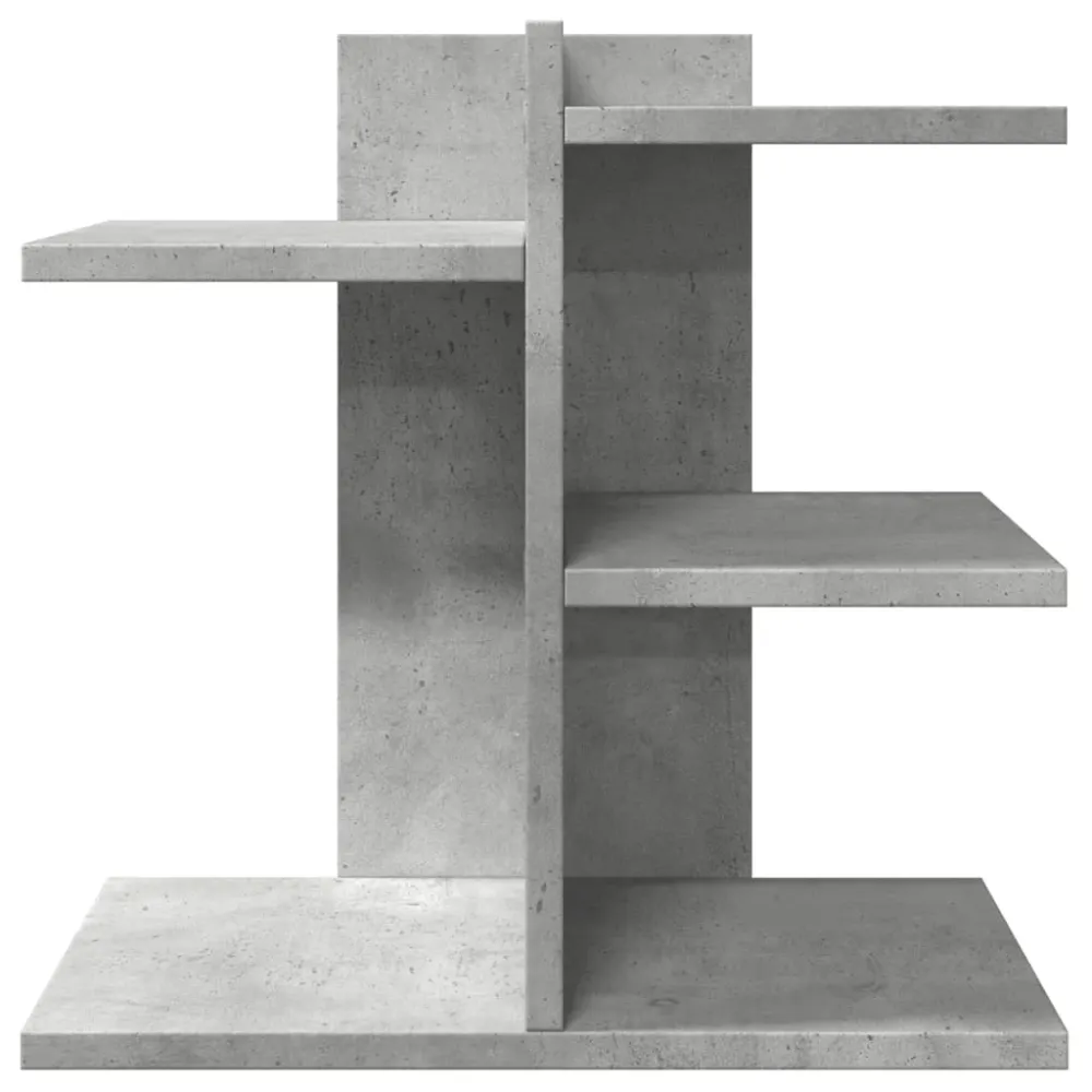 Organisateur armoire de bureau 42 x 21,5 x 42 cm bois ingénierie Concrete gris 02_0043565 en Plastique ABS