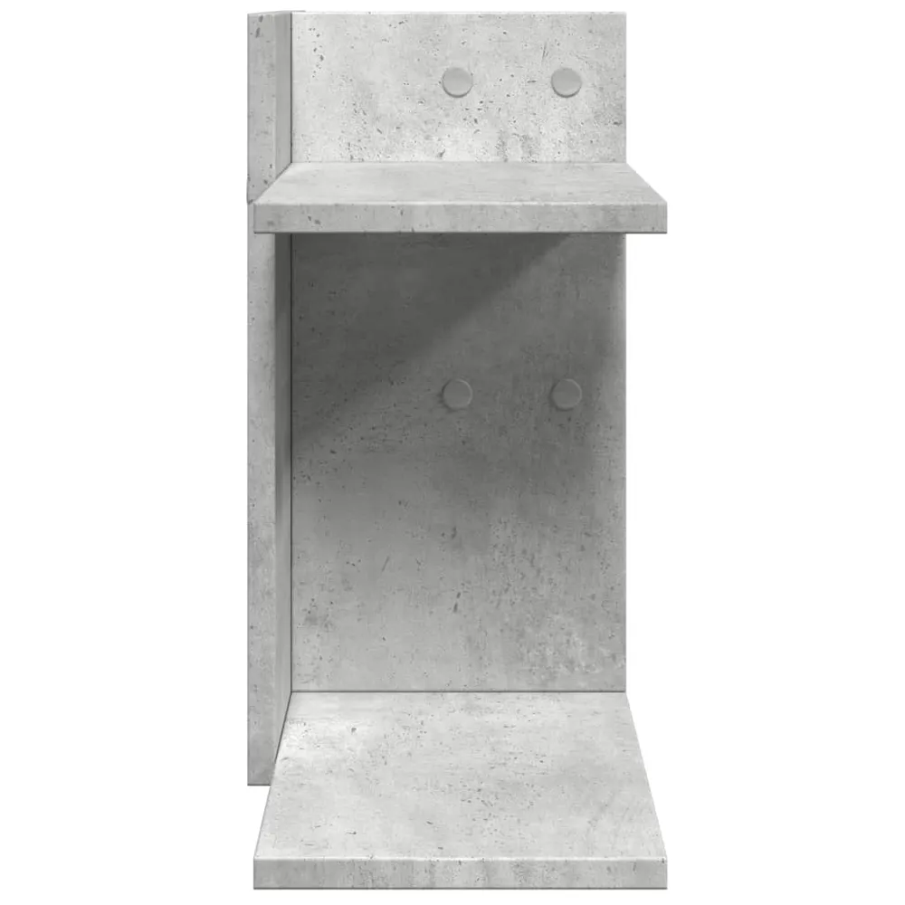 Organisateur armoire de bureau 42 x 21,5 x 42 cm bois ingénierie Concrete gris 02_0043565 en Plastique ABS