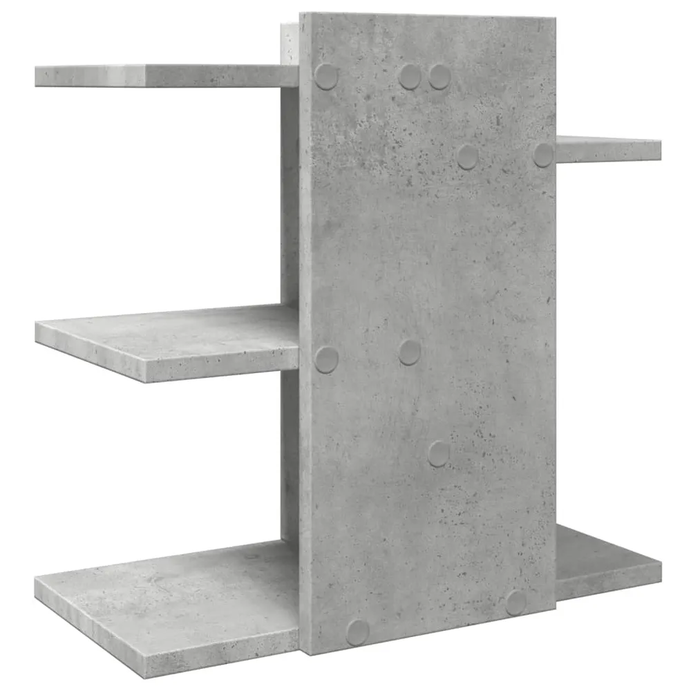 Organisateur armoire de bureau 42 x 21,5 x 42 cm bois ingénierie Concrete gris 02_0043565 en Plastique ABS