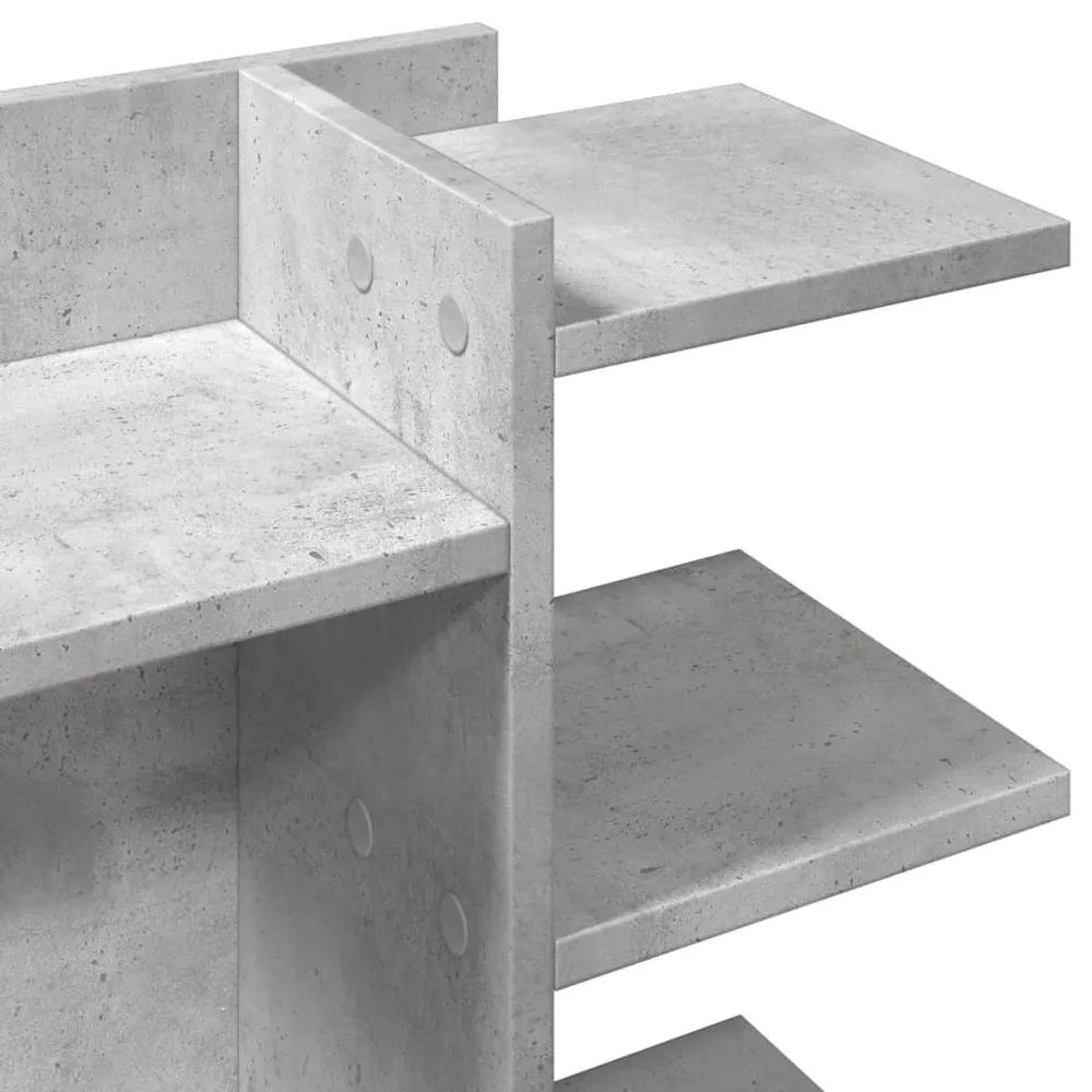 Organisateur armoire de bureau 42 x 21,5 x 42 cm bois ingénierie Concrete gris 02_0043565 en Plastique ABS