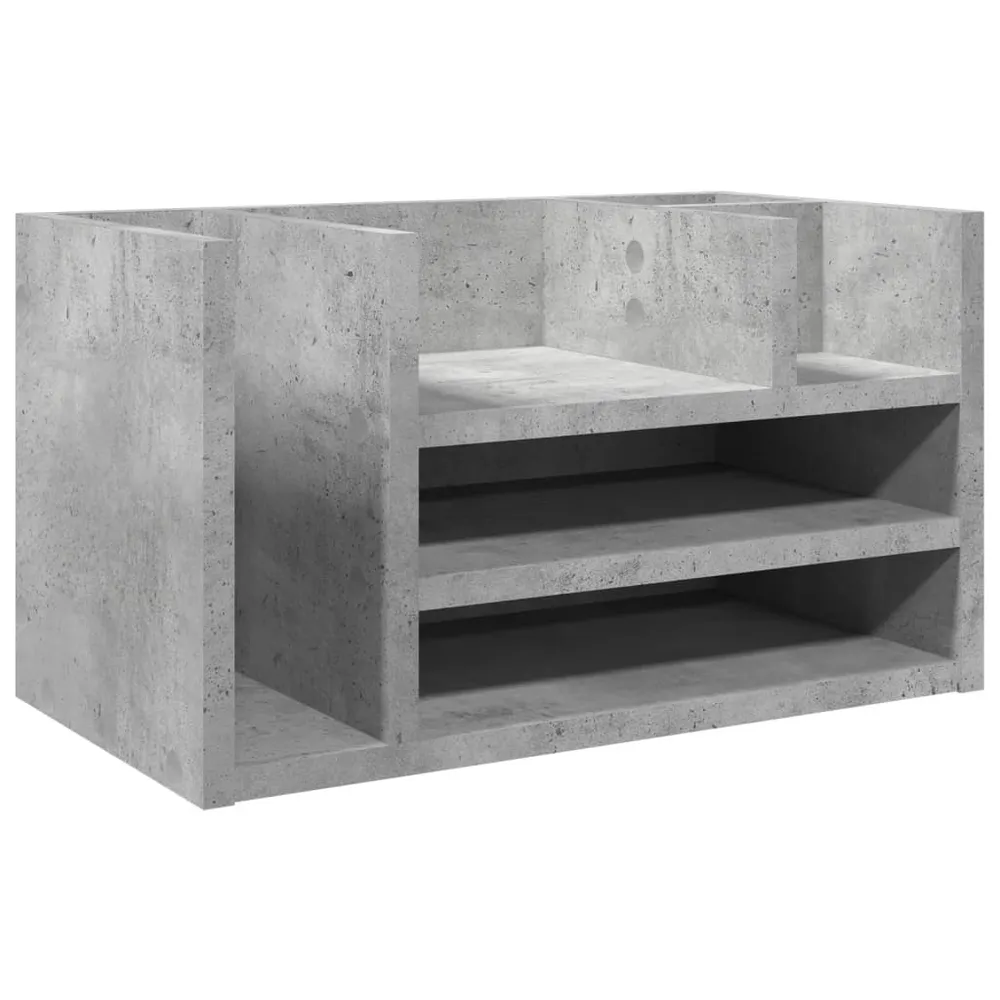 Organisateur armoire de bureau 44,5 x 24 x 25 cm bois ingénierie gris béton 02_0043569