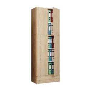 Organisateur Modulable LonaXXL armoire de bureau 4 portes 1 tiroir chêne décor.