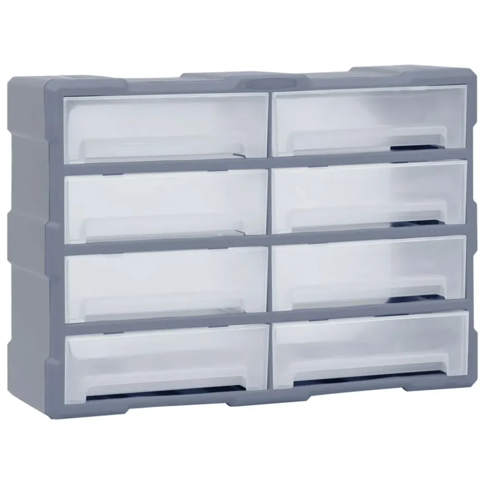 Organisateur multi-tiroirs avec 8 grands tiroirs 52 cm 02_0003264 pour Bureau à domicile