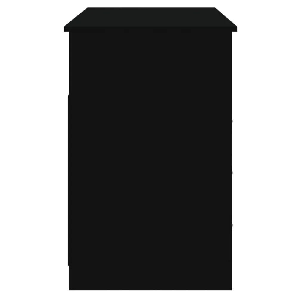 Range-câbles adhésif Bureau table poste de travail meuble d'ordinateur informatique étude avec tiroirs 102 x 50 x 76 cm bo...