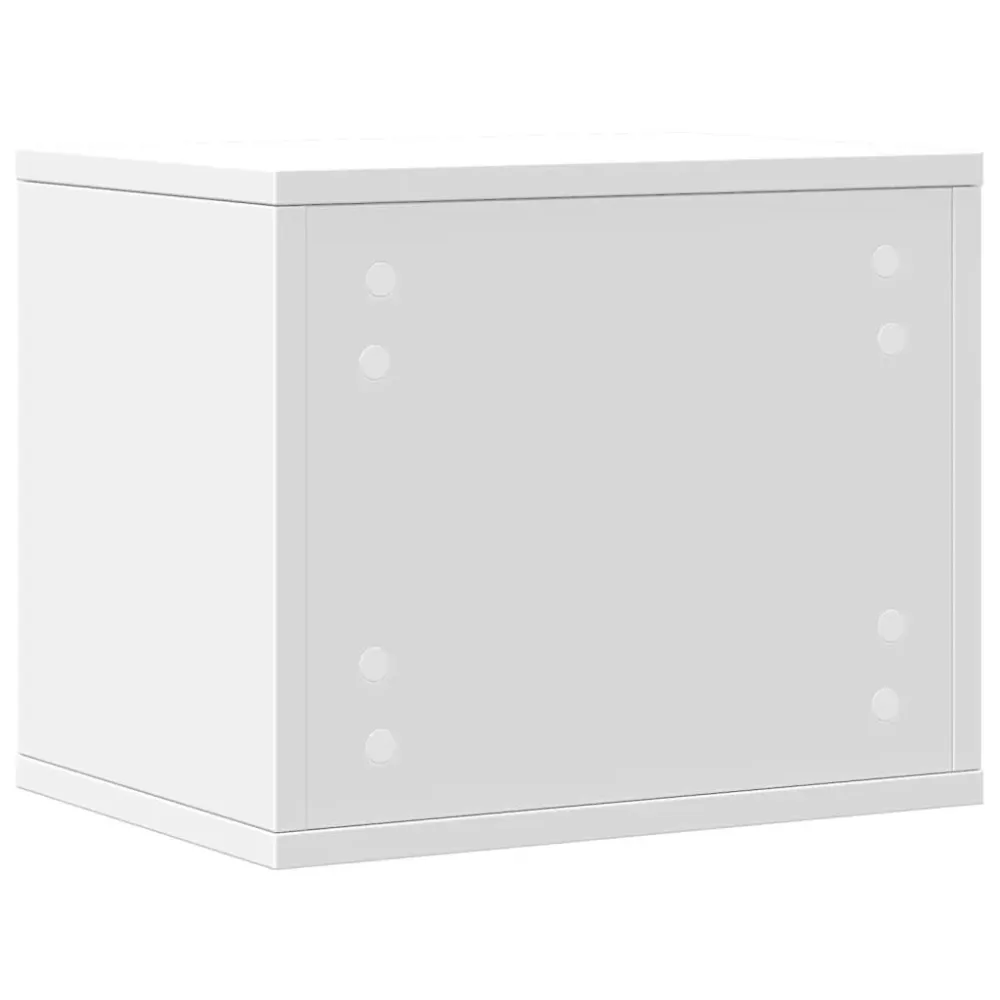 Range-câbles adhésif Organisateur armoire de bureau 36 x 26 x 29,5 cm bois d'ingénierie blanc 02_0043554