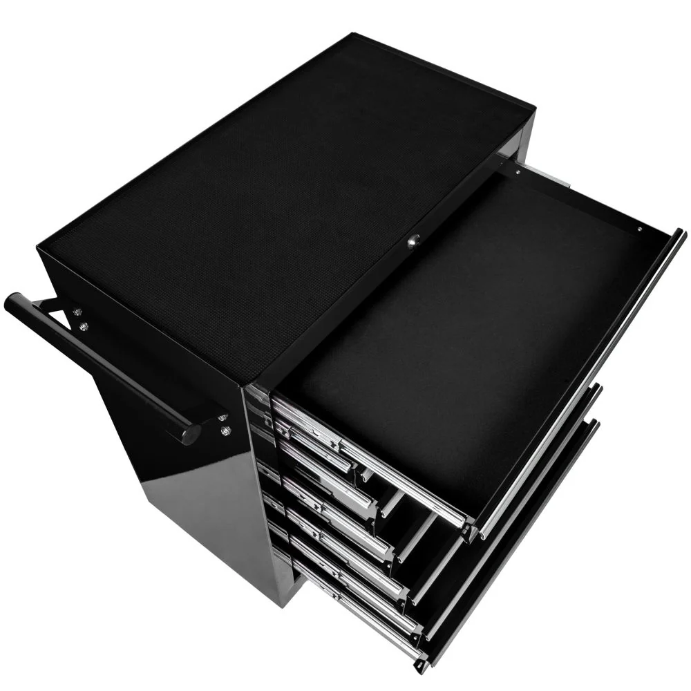 Servante d'atelier 7 tiroirs noir 3408114 Design minimaliste
