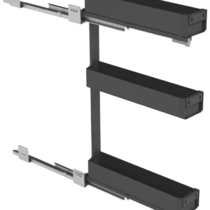 Sige 8'' tiroir limité 3 paniers, anthracite Couleur assortie au bureau