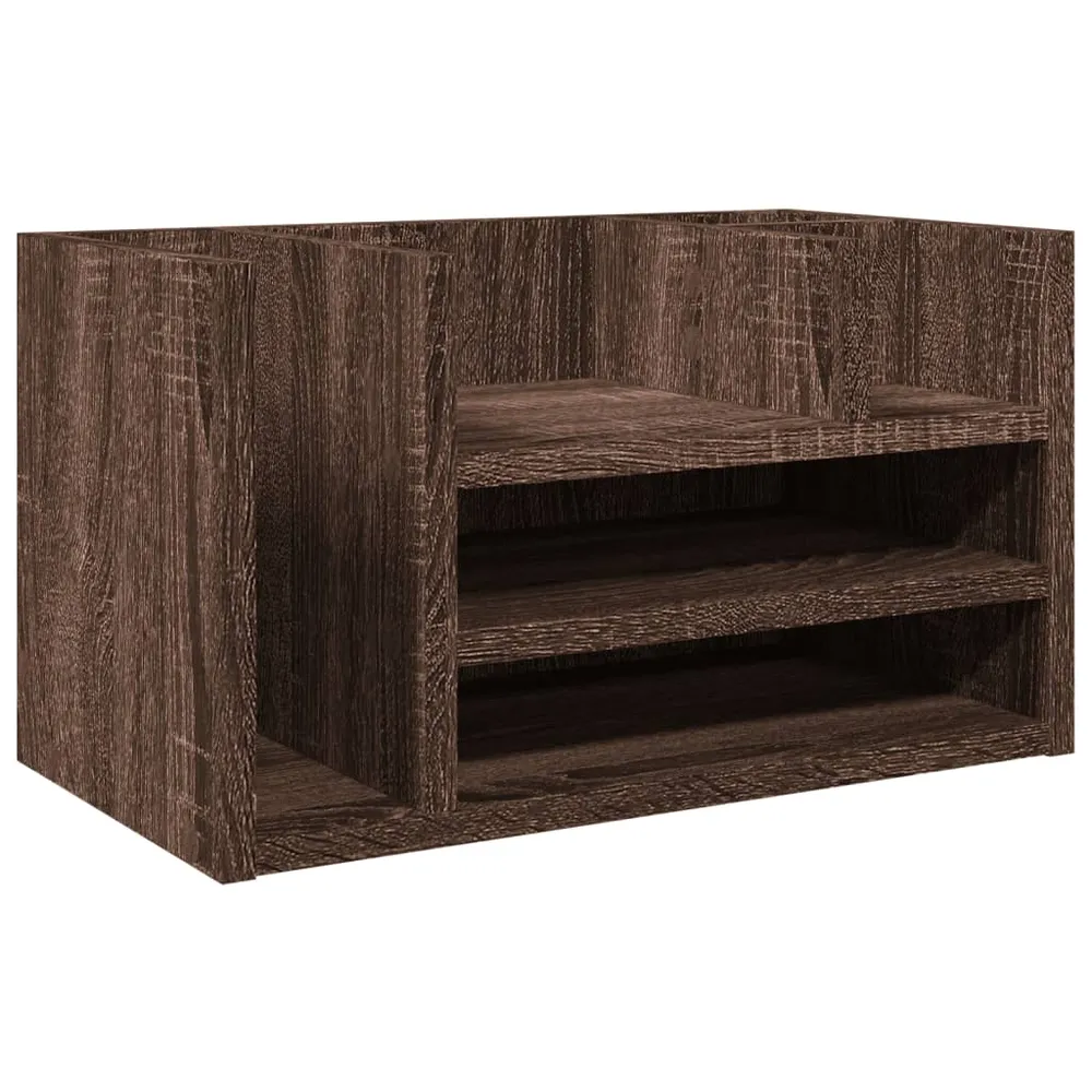 Trieur courrier Organisateur armoire de bureau bois d'ingénierie Chêne marron 02_0043575