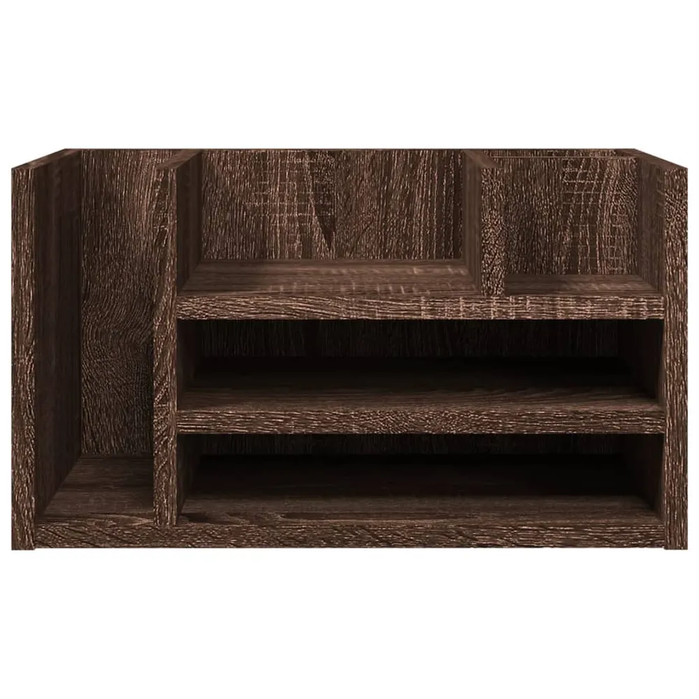Trieur courrier Organisateur armoire de bureau bois d'ingénierie Chêne marron 02_0043575