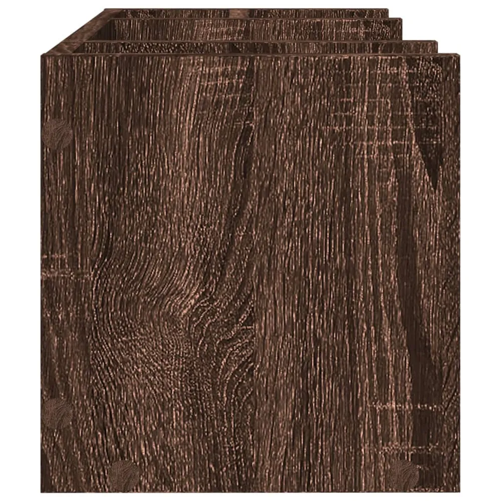 Trieur courrier Organisateur armoire de bureau bois d'ingénierie Chêne marron 02_0043575