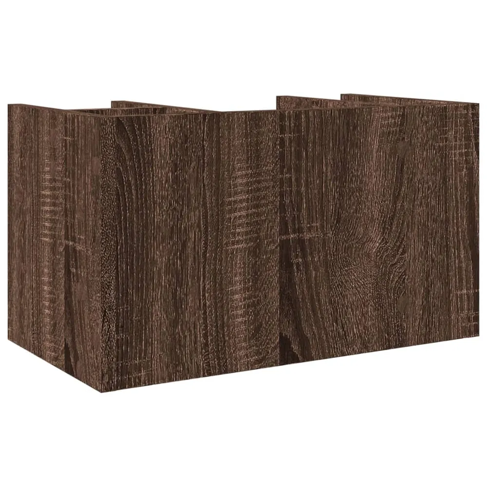 Trieur courrier Organisateur armoire de bureau bois d'ingénierie Chêne marron 02_0043575