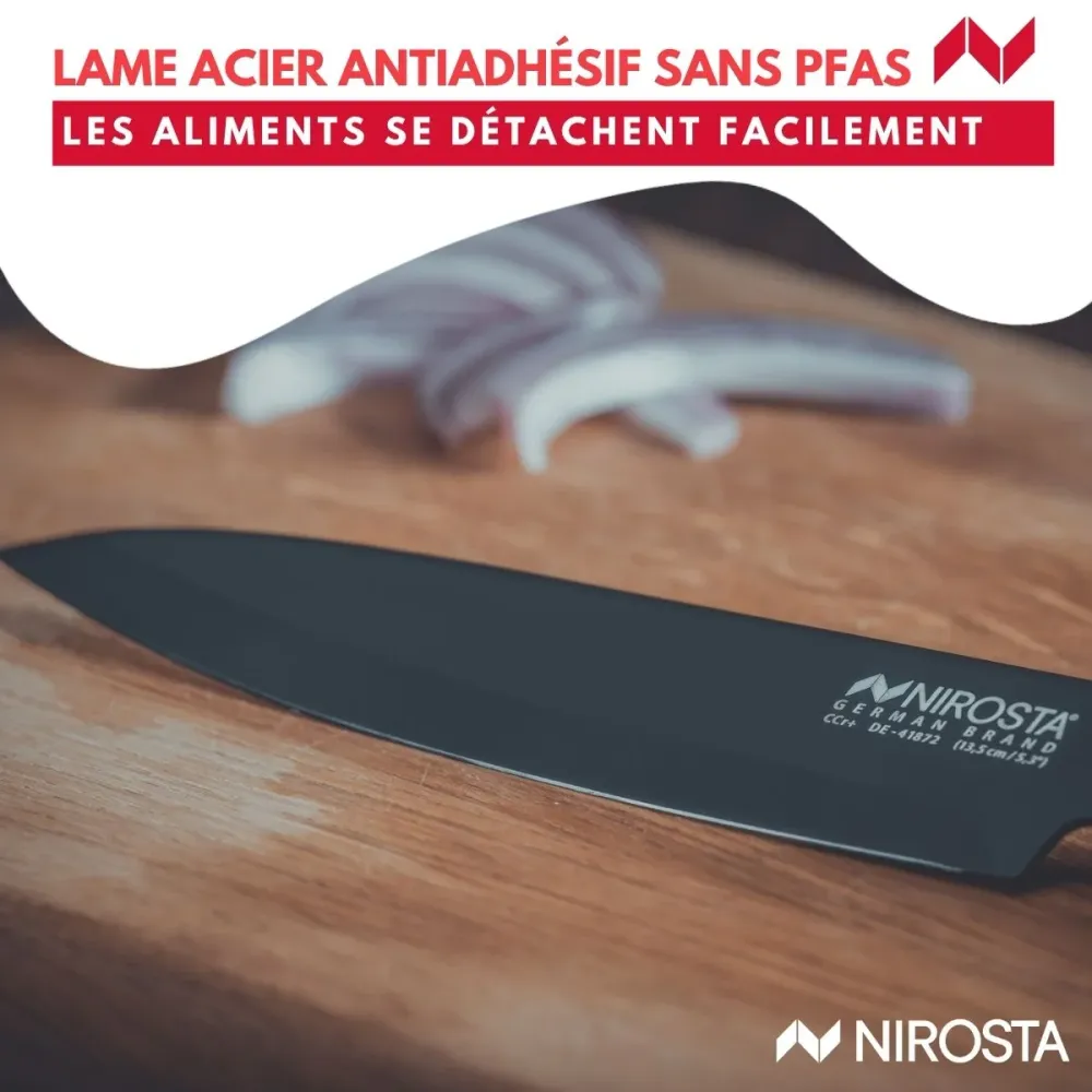 Couteau d’office universel 24 cm Nirosta Flow - Garantie 2 Ans