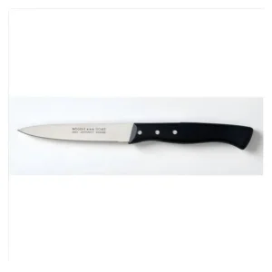 Couteau office pointu 8 cm Noir - Expert Affidenté Coupe Précise