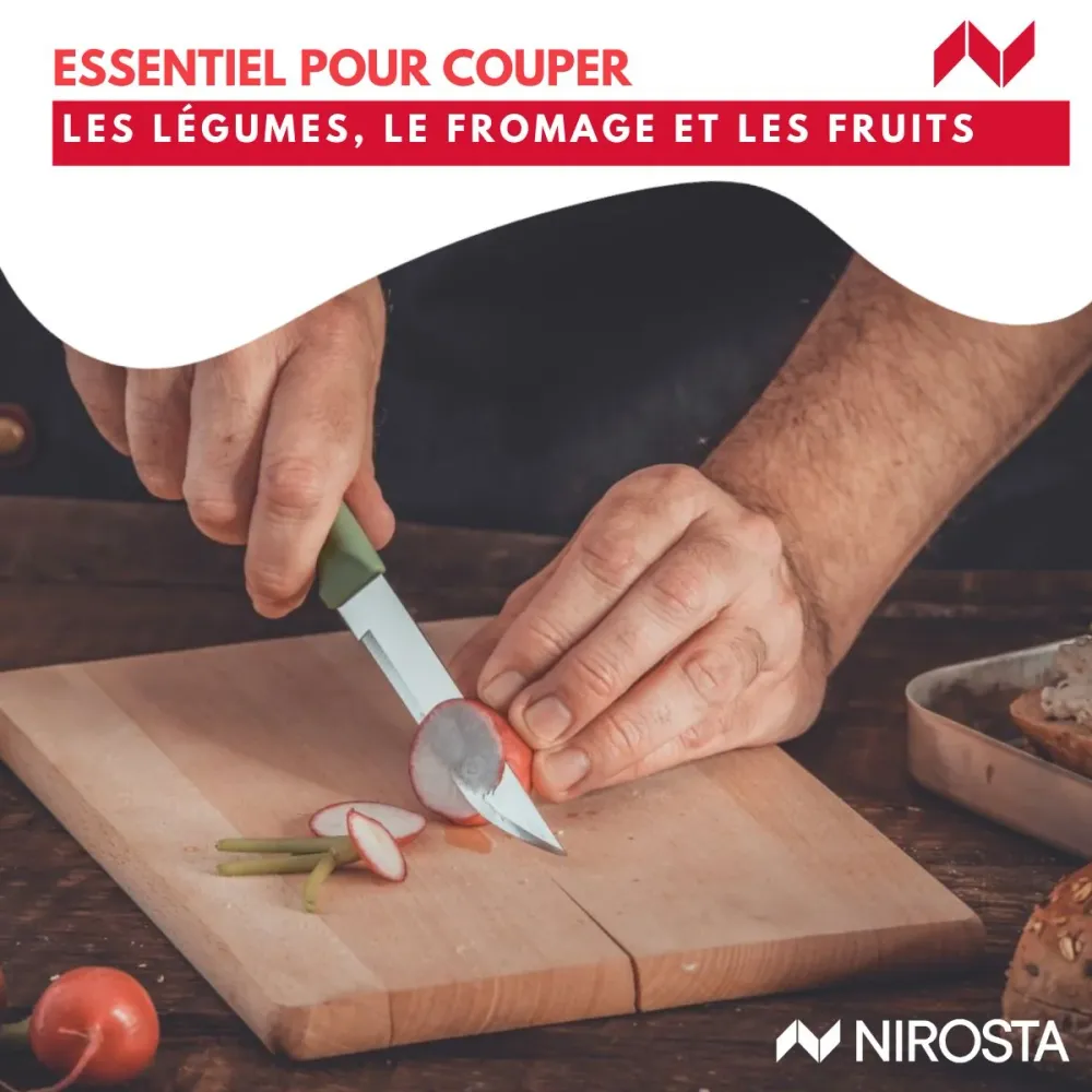 Roto-cutter Couteau d’office universel 22,5 cm Nirosta Elemental
