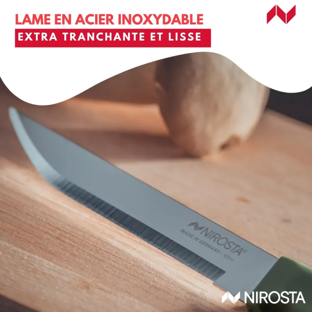 Roto-cutter Couteau d’office universel 22,5 cm Nirosta Elemental