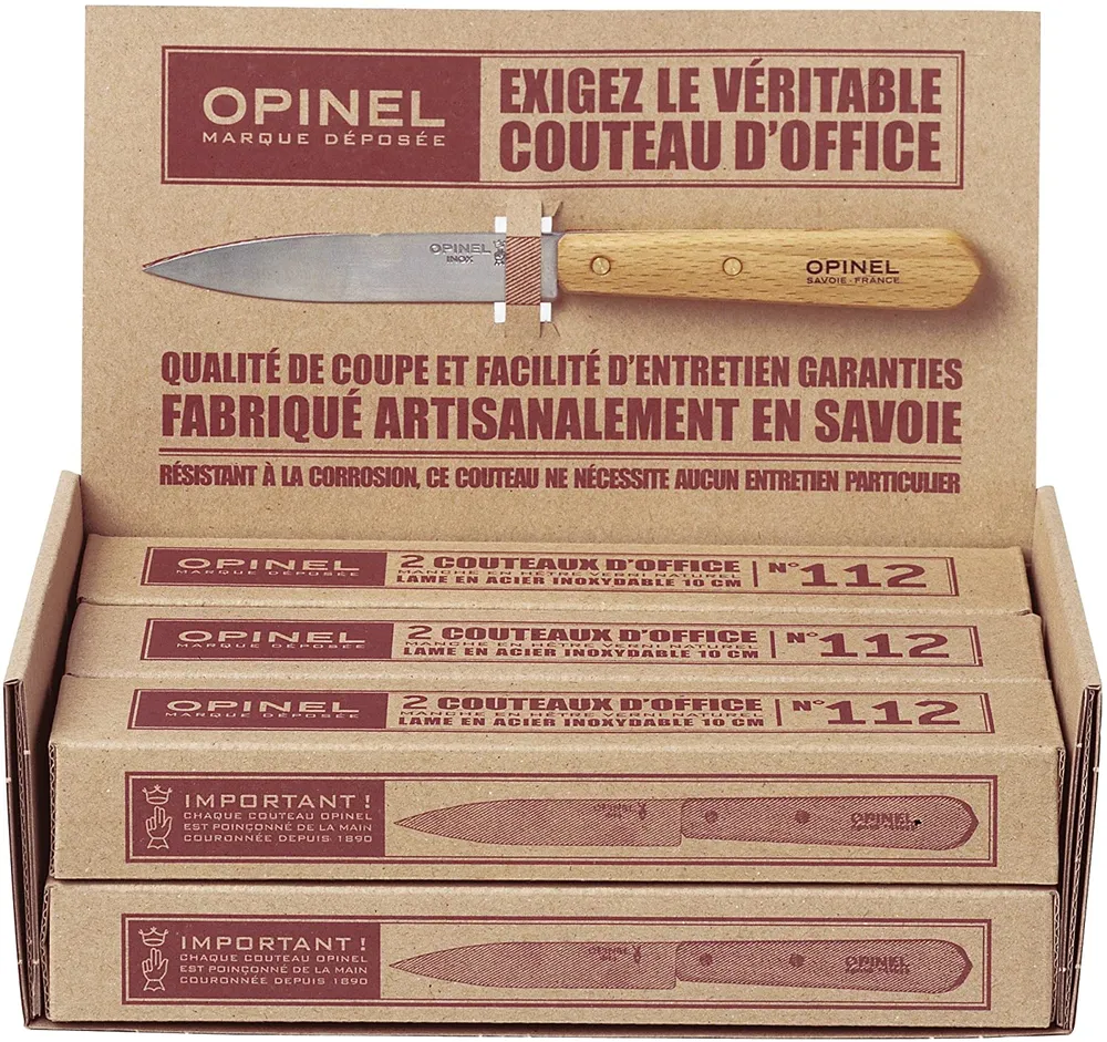 COUTEAU OFFICE N112 EN HÊTRE avec Lame de Rechange