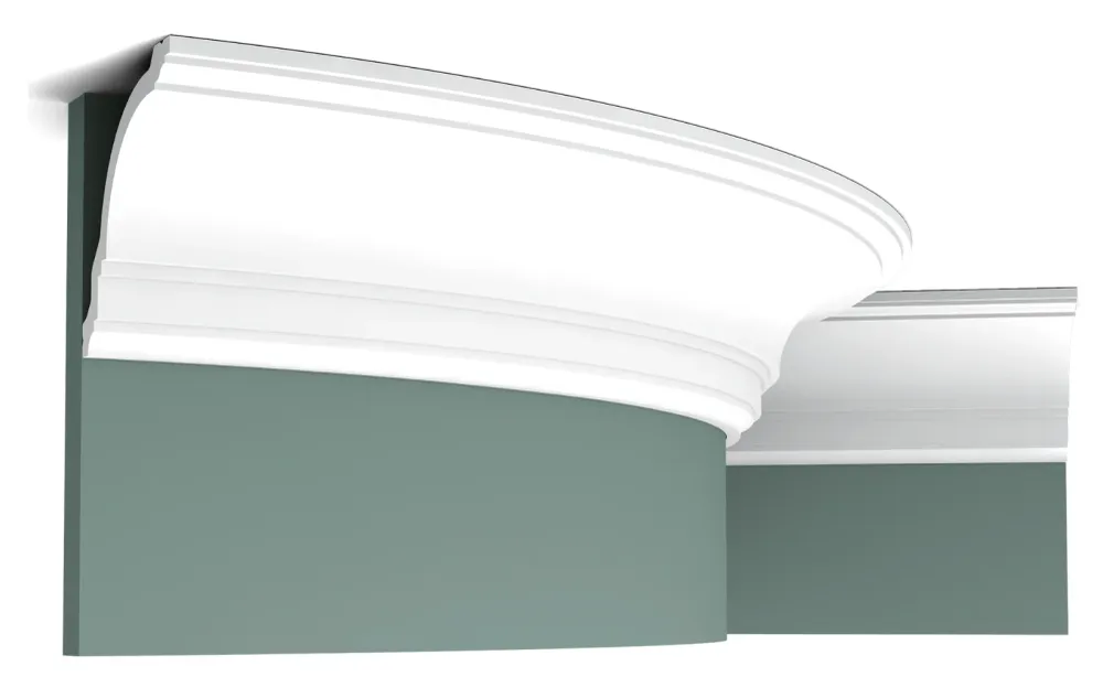 Flexible Stuckleiste CX106F weiß | 117 x 118 x 2000 mm