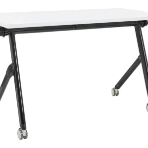 Bureau inklapbaar wit/zwart 120 x 60 cm BENDI format A4 | 80 g/m²