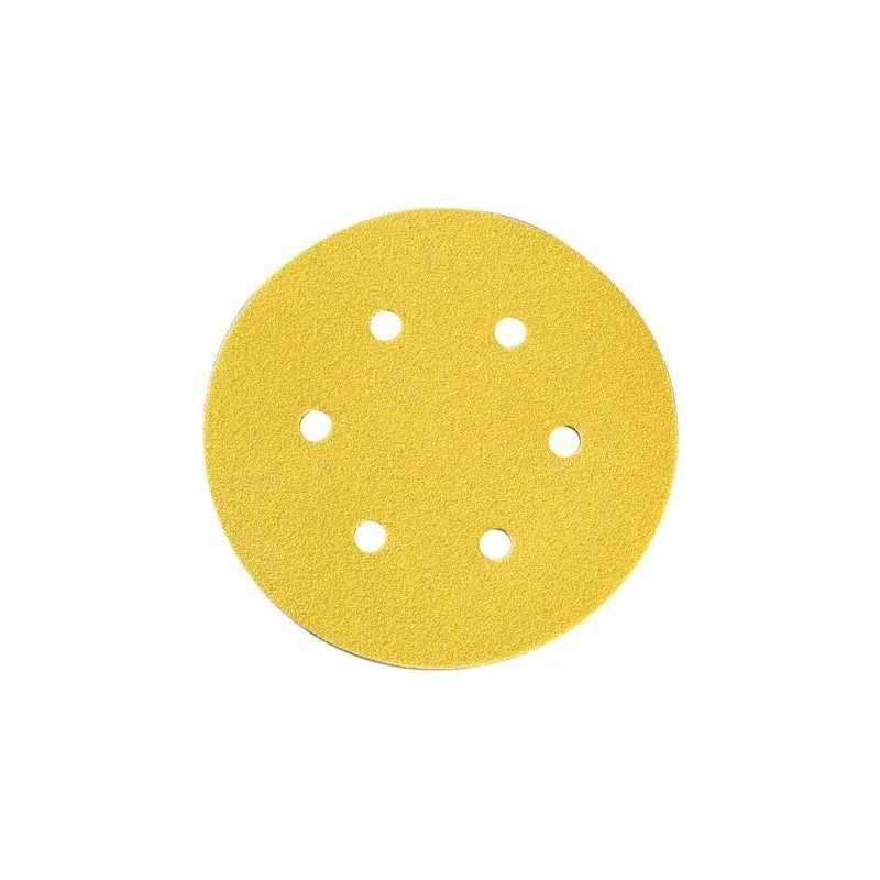 Disque papier Ø 150 mm - 6 trous SIA en blanc pur