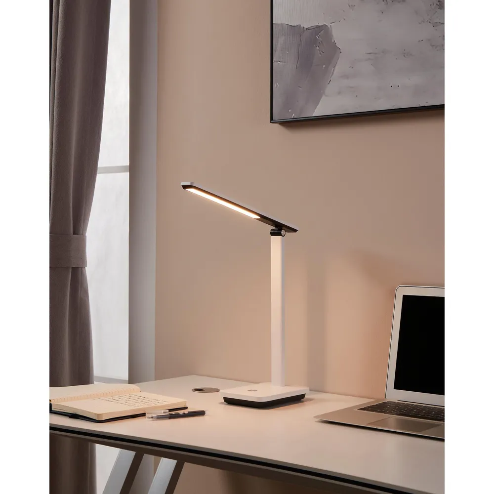 Papier recyclé Lampe de bureau plastique blanc INIESTA LED INT 1X3,6W
