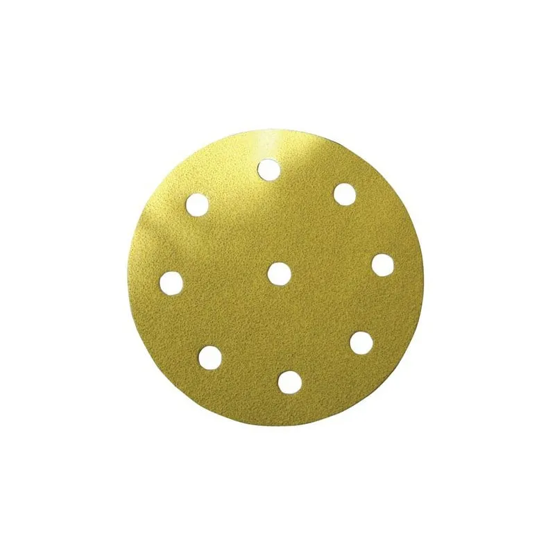 Qualité Professionnelle Disque papier Ø 125 mm - 8 trous + 1 trou central SIA