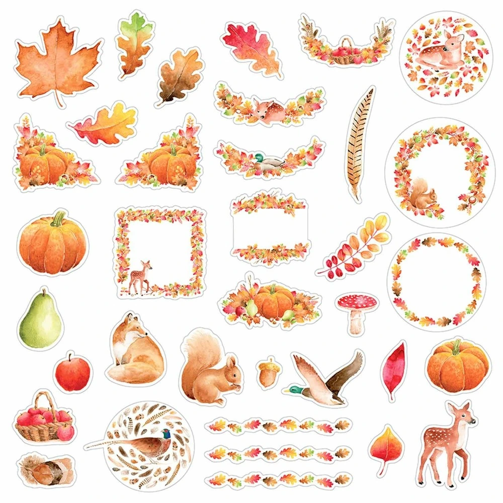 Qualité Professionnelle Formes en papier calque - dessins automne